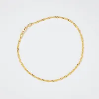 10K Yellow Gold Singapore Bracelet