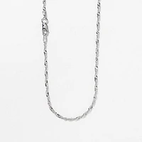 10K White Gold 1.7mm Singapore Chain (18")