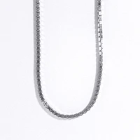 2.0mm Silver Box Chain (24")