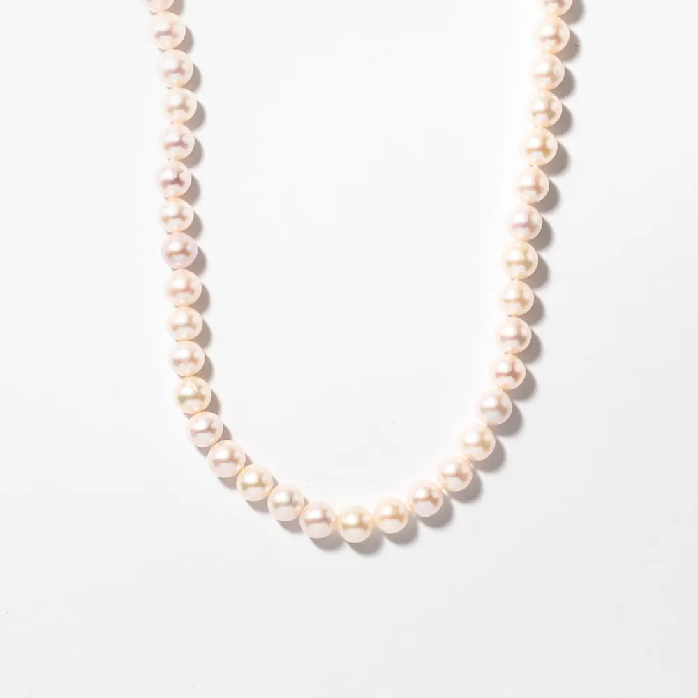 8-9mm Cultured Pearl Strand Necklace (17")