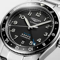 Longines Spirit Zulu Time Black Dial 39 mm | L3.802.4.53.6