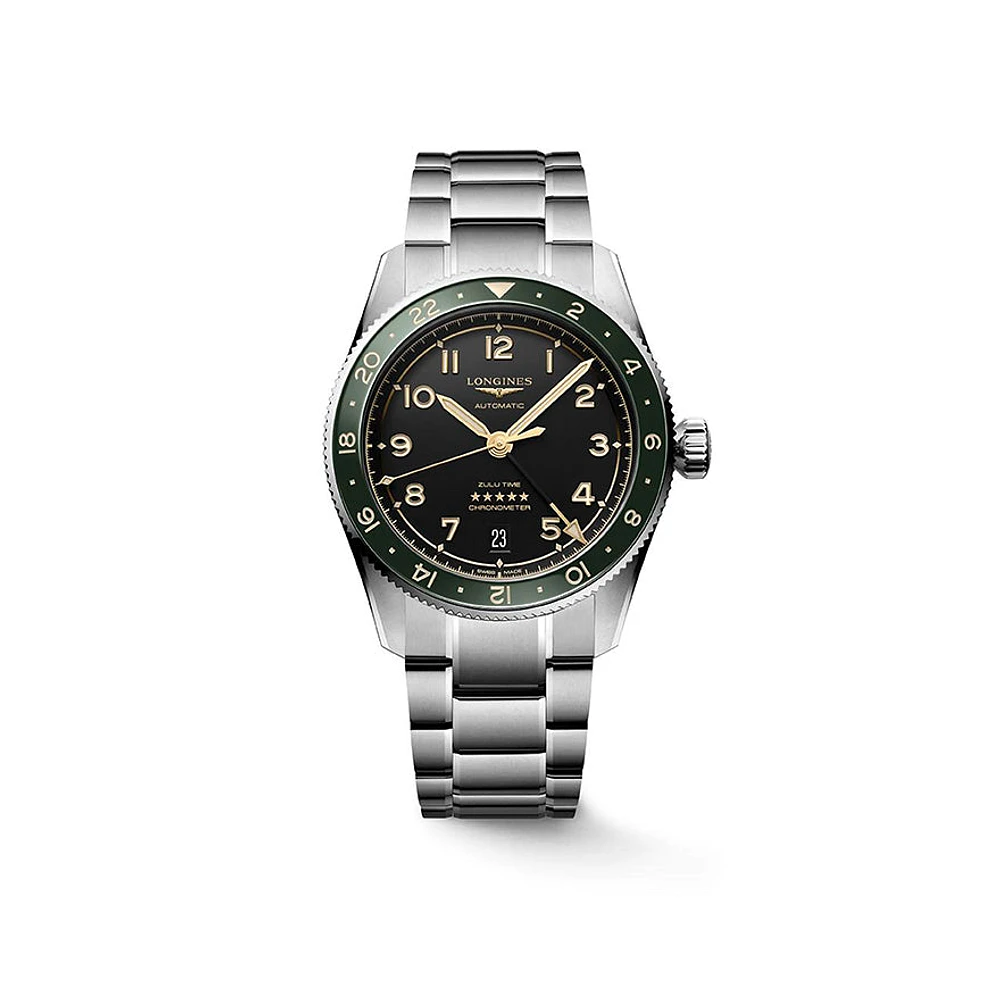Longines Spirit Zulu Time 39 mm GMT | L3.802.4.63.6