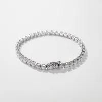 Lab Grown Diamond Tennis Bracelet in 14K White Gold (10.00 ct tw)