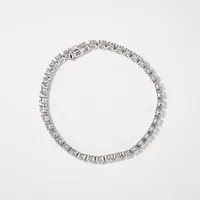 Lab Grown Diamond Tennis Bracelet in 14K White Gold (10.00 ct tw)
