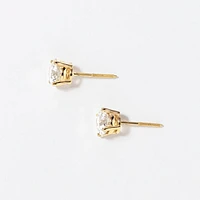 Lab Grown Diamond Stud Earrings in 14K Yellow Gold (1.50 ct tw)