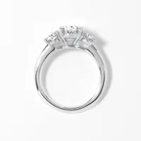 Three Stone Oval Lab Grown Diamond Engagement Ring (3.00 ct tw)