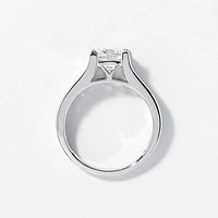 Lab Grown Princess Cut Diamond Engagement Ring (2.60 ct tw)