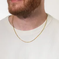 2mm Diamond Cut Rope Chain in 10K Yellow Gold (20")