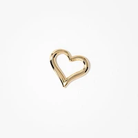 Open Heart Pendant in 14K Yellow Gold