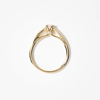 Lab Grown Diamond Promise Ring 10K Yellow Gold (0.24 ct tw)