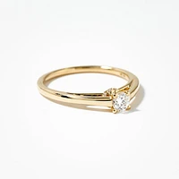 Lab Grown Diamond Promise Ring 10K Yellow Gold (0.24 ct tw)