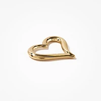 Open Heart Pendant in 14K Yellow Gold