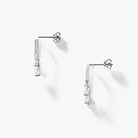 Lab Grown Diamond Earrings in 14K White Gold (1.00 ct tw)