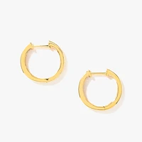 Channel Set Diamond Hoop Earrings in 10K Yellow Gold (0.70 ct tw)
