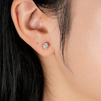 Lab Grown Diamond Stud Earrings in 14K Yellow Gold (0.75 ct tw)