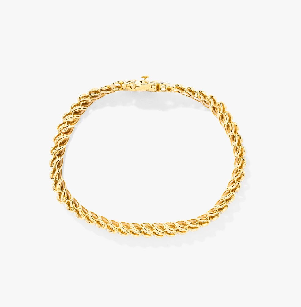 Diamond Bracelet in 10K Yellow Gold (2.00 ct tw)