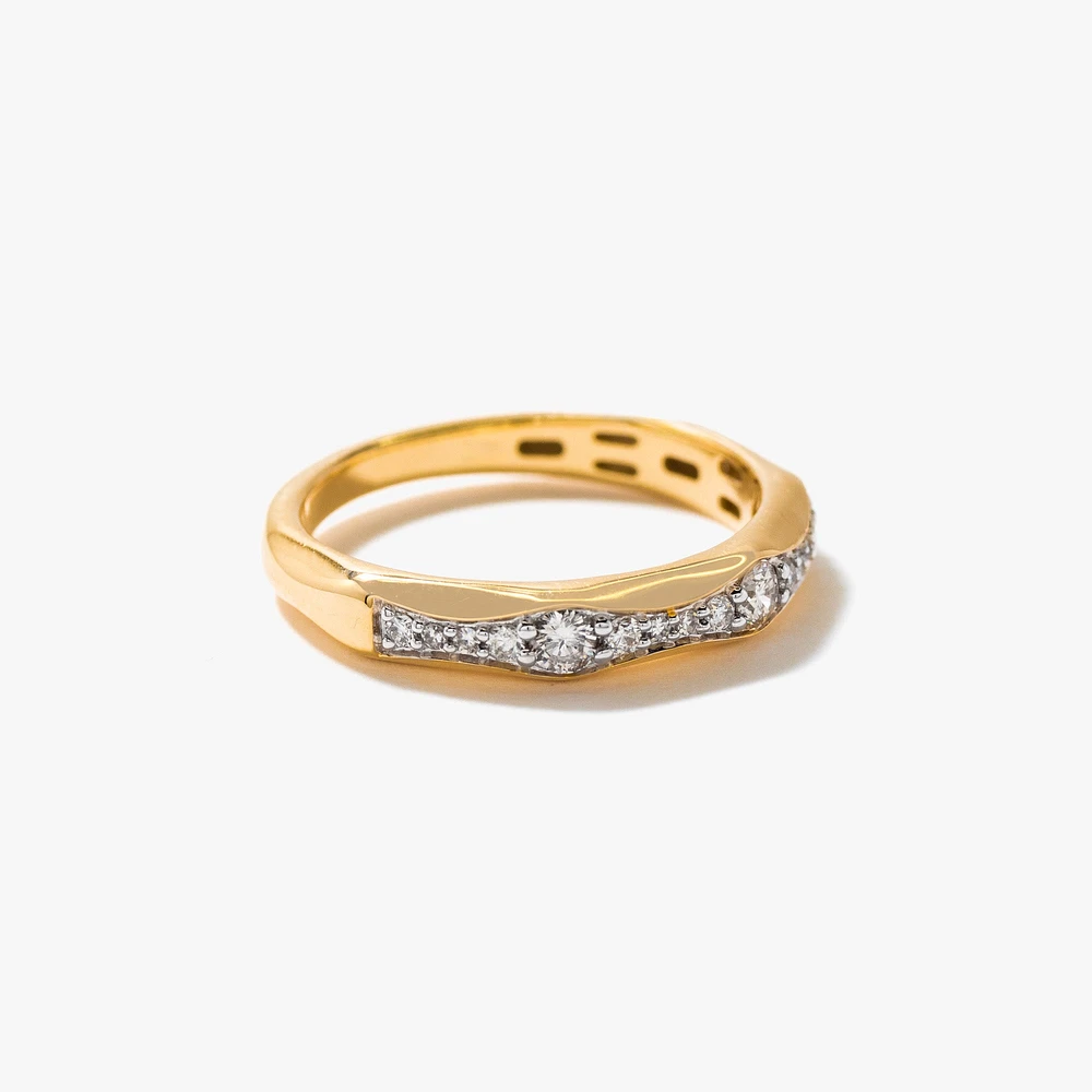 Diamond Anniversary Band 10K Yellow Gold (0.30 ct tw)