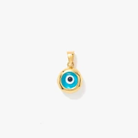 Evil Eye Charm in 10K Yellow Gold