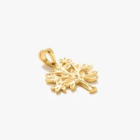 Tree Pendant in 14K Yellow Gold