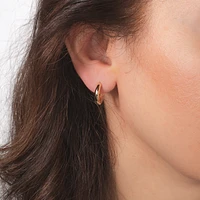 Hoop Earrings in 10K Yellow Gold