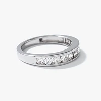 Channel Set Diamond Band 14K White Gold (0.70 ct tw)