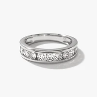 Channel Set Diamond Anniversary Ring 14K Gold ( ct tw