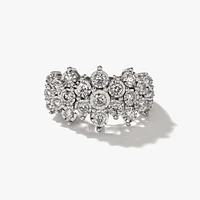 - Alta One Carat Diamond Cluster Ring (1.00ct tw)