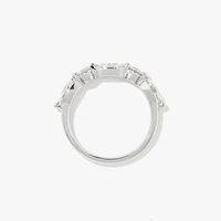 Five Stone Diamond Band 14K White Gold (1.00 ct tw)