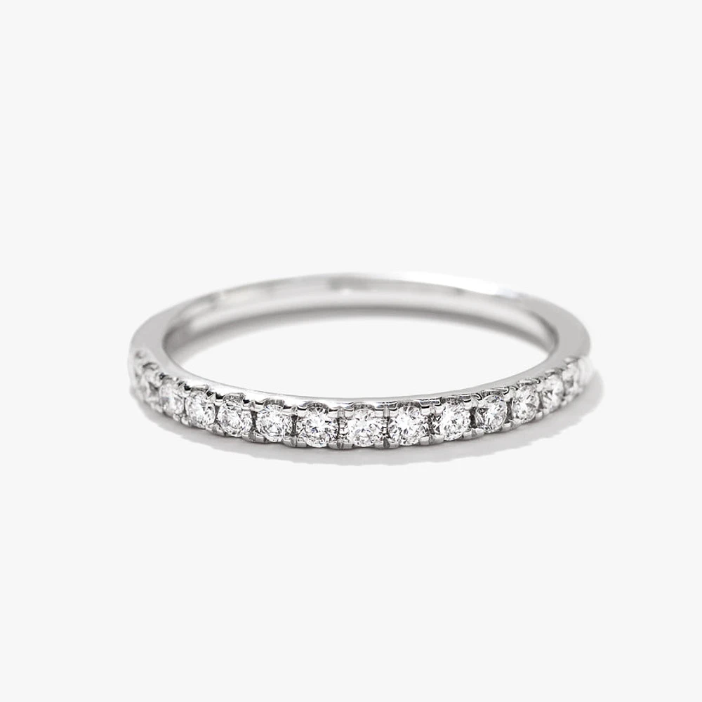 Lab Grown Diamond Anniversary Band 14K White Gold (0.25 ct tw)