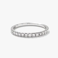 Lab Grown Diamond Anniversary Band 14K White Gold (0.25 ct tw)