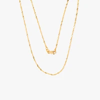 10K Yellow Gold 1.5mm Singapore Chain (20")