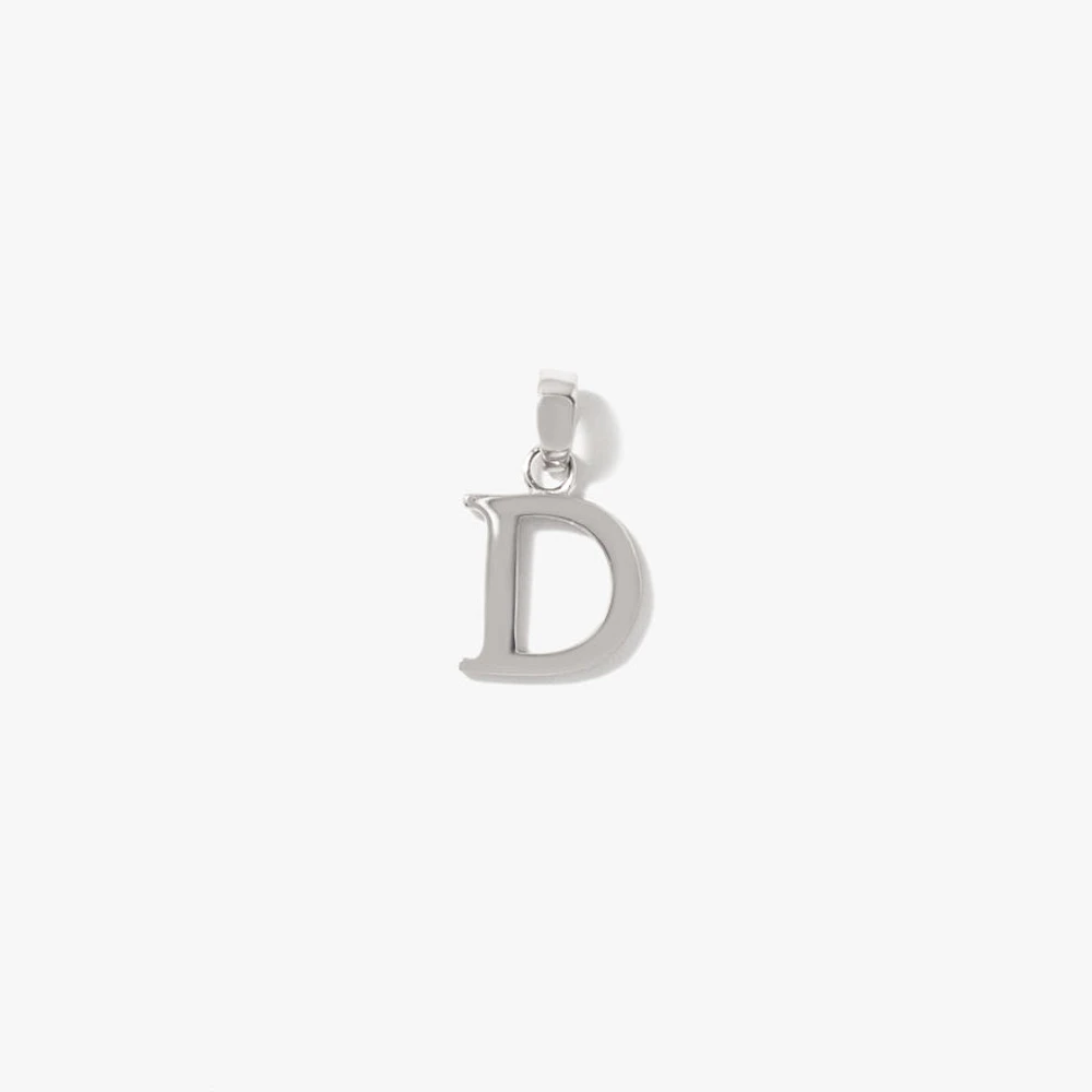 D" Initial Pendant in 10K Gold