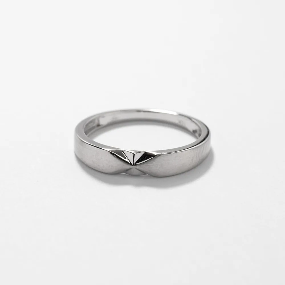 Men's Ring 10K White Gold