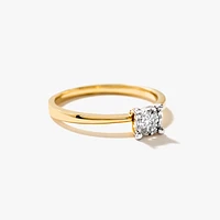 10K Yellow Gold Diamond Promise Ring (0.20 ct tw)