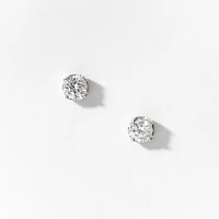 Lab Grown Diamond Stud Earrings in 14K White Gold ( ct tw