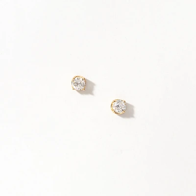 Lab Grown Diamond Stud Earrings in 14K Yellow Gold (0.50 ct tw)