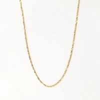 10K Yellow Gold 1.00mm Singapore Chain (18")