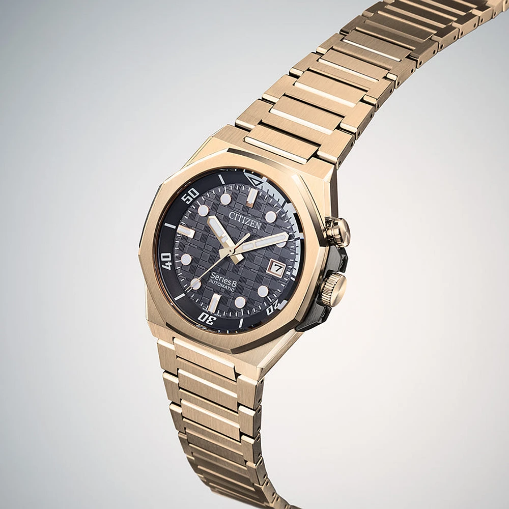 Citizen Series8 890 Gray Dial Stainless Steel Bracelet Automatic Watch