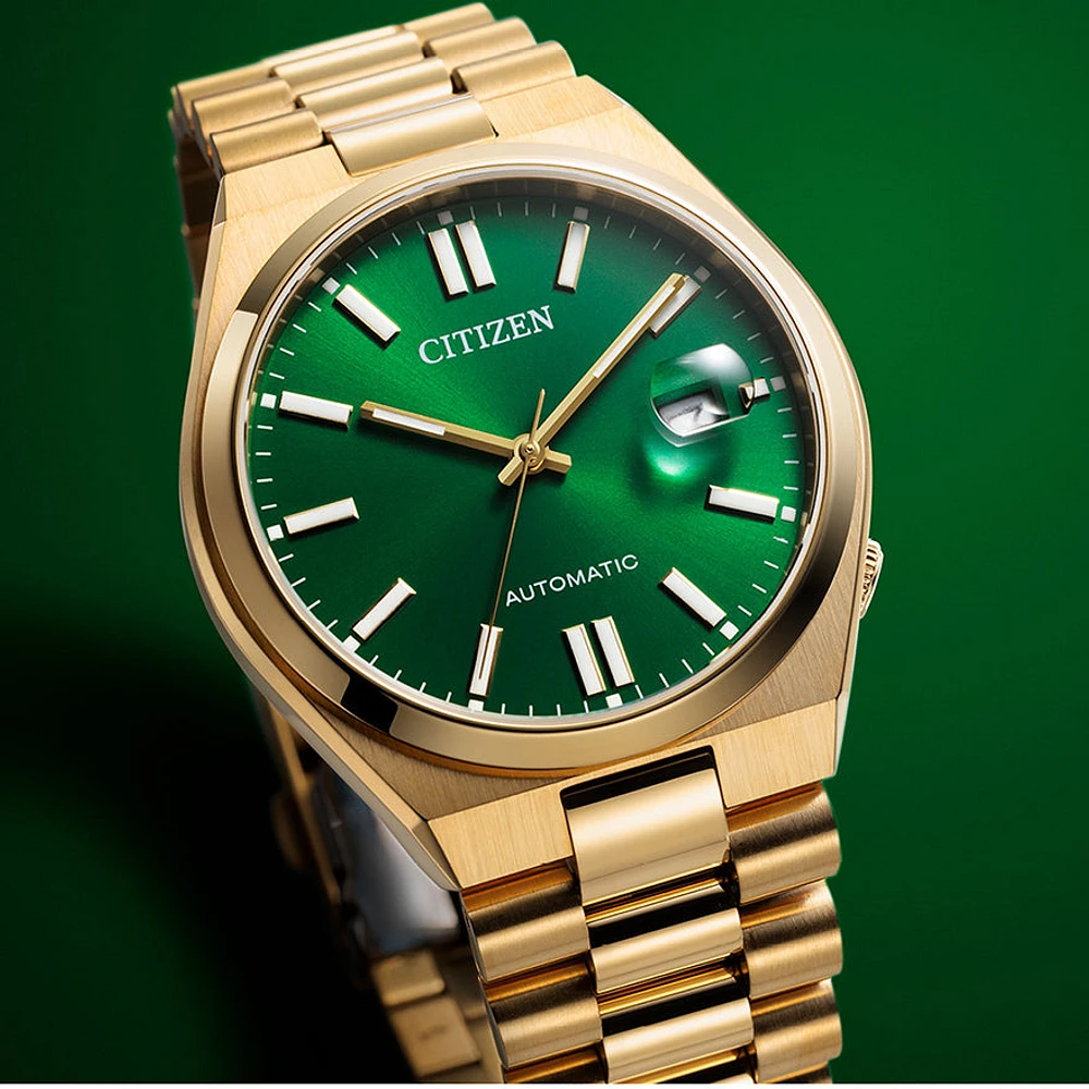 Citizen Automatic Tsuyosa Green Dial Watch | NJ0152-51X