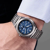 Citizen Automatic Titanium Zenshin Mechanical Men's Blue Dial Watch |
