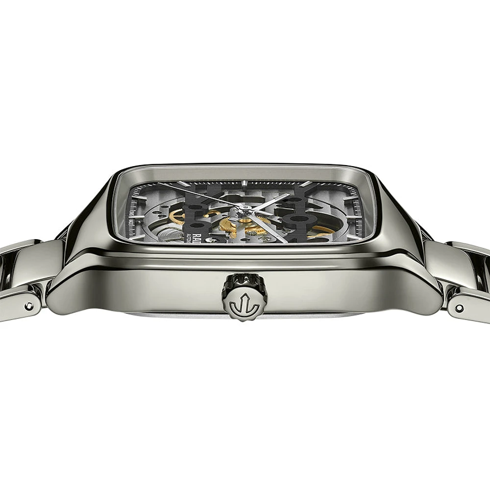 Rado True Square Automatic Skeleton Dial Watch |