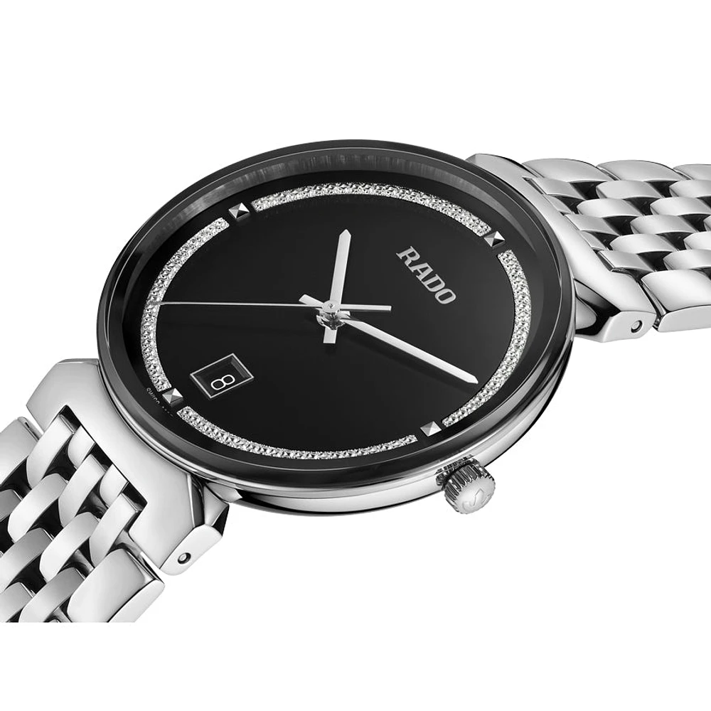 Rado Florence Black Dial Stainless Steel Watch | R48912163