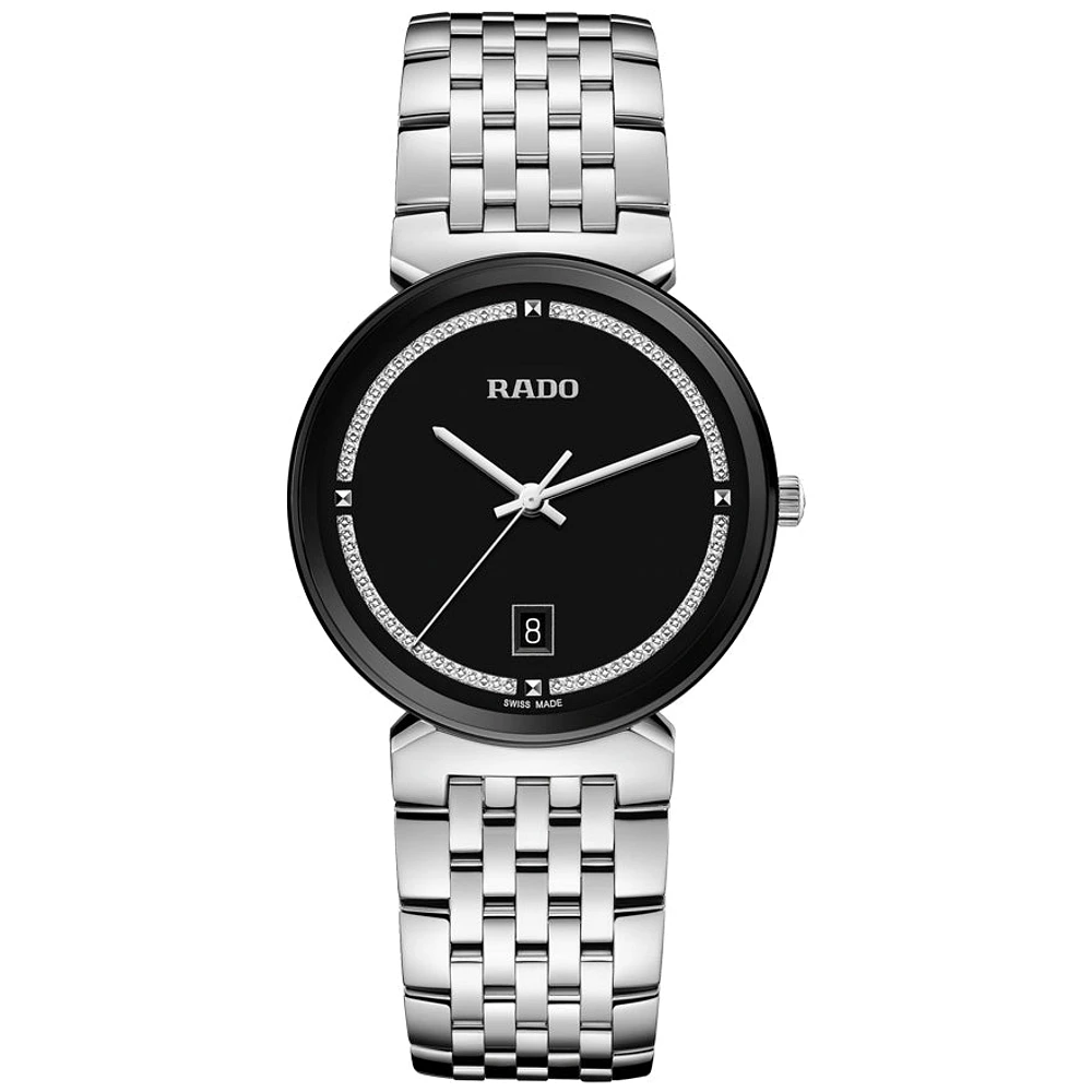 Rado Florence Black Dial Stainless Steel Watch | R48912163