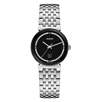 Rado Florence Black Dial Ladies Stainless Steel Watch | R48913163