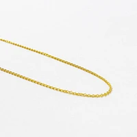 10K Yellow Gold 1mm Rolo Chain (16")