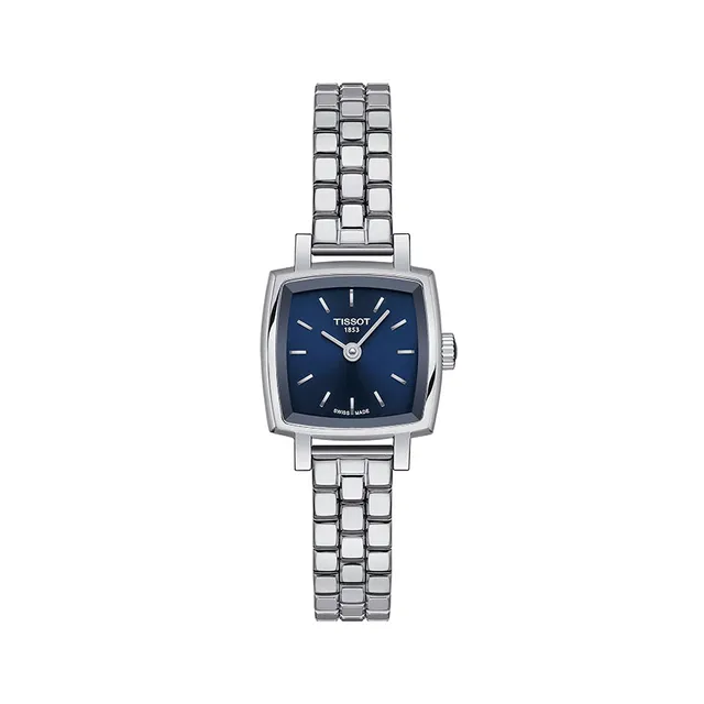 TISSOT T058.109.11.041.00 Lovely Square Stainless Steel Watch Blue