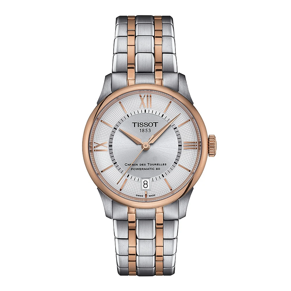 Tissot Chemin des Tourelles Powermatic 80 34mm Watch | T1392072203800
