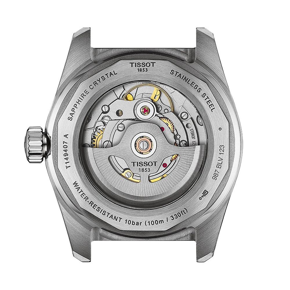 Tissot PR516 Powermatic 80 Black Dial Watch | T1494071105100