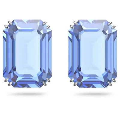 Swarovski Millenia Blue Octagon Cut Stud Earrings | 5614935