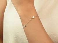 Star Bracelet in 10K Yellow Gold